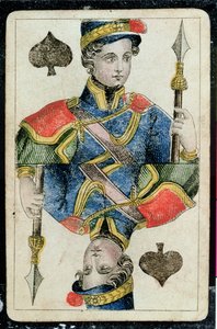 Carta de juego: Sota de espadas